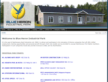 Tablet Screenshot of blueheronpark.com